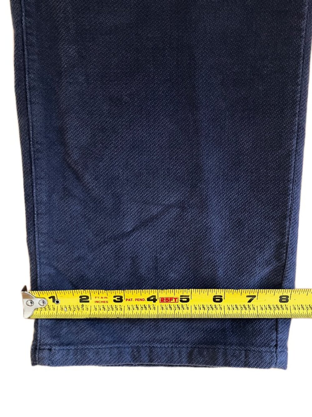 Marine Layer Men's Saturday Moleskin Slim Straight Chino Mood Indigo Size L-32 - Picture 11 of 13